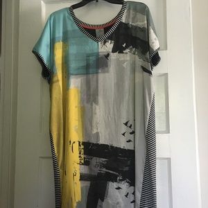 Very unusual dress, coverup!